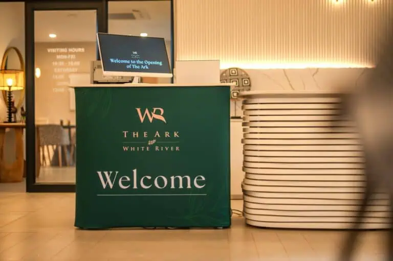 Welcome stand