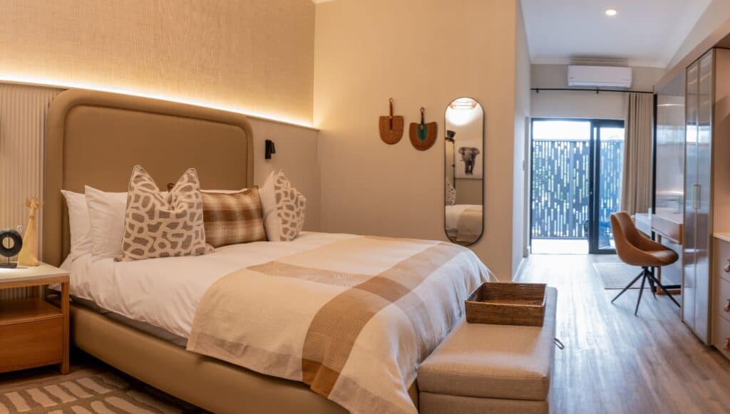 Private Room - Focus on bed
