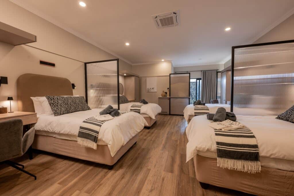 Quadruple Room - All beds in focus 2
