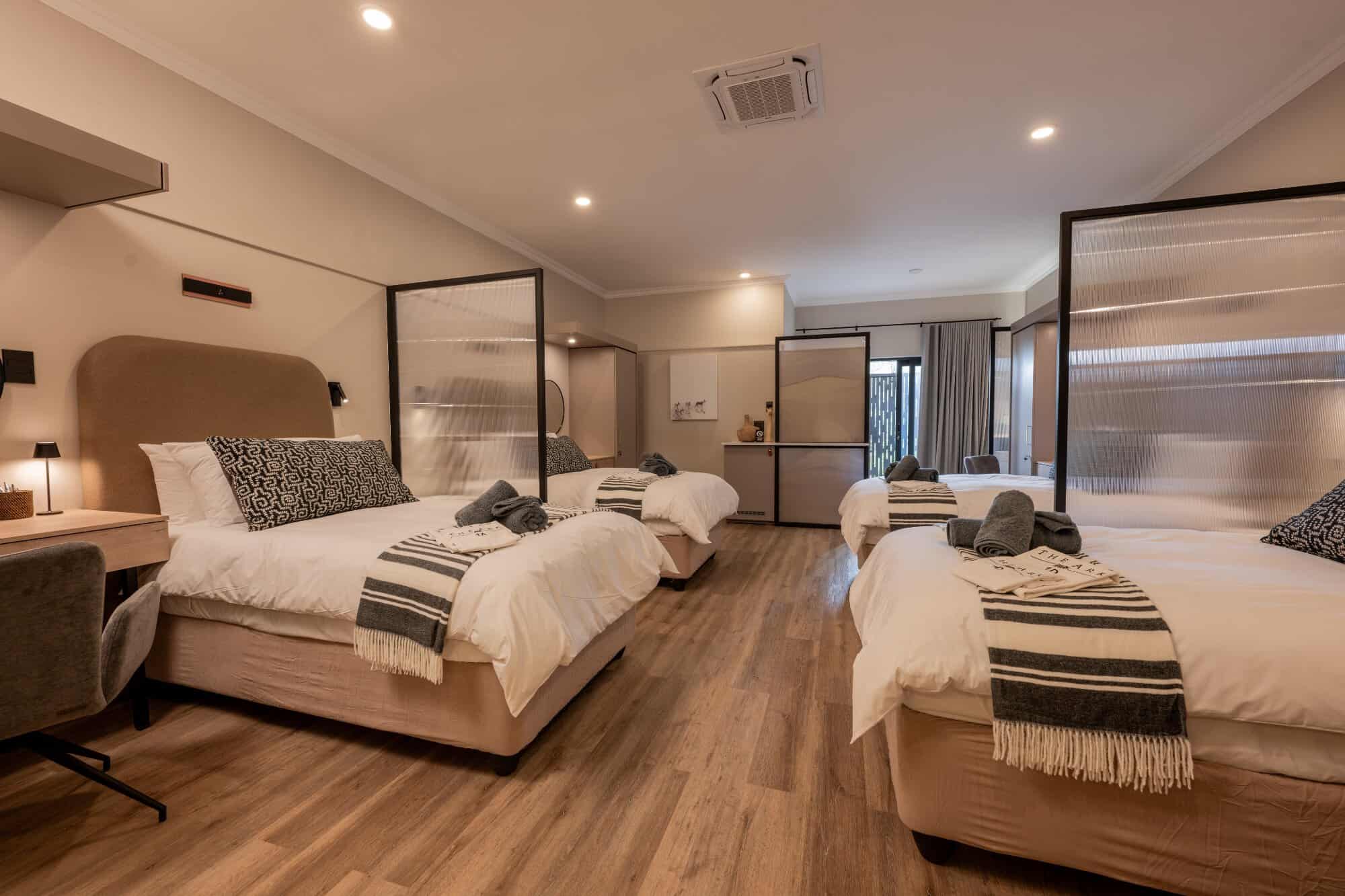 Quadruple Room - All beds in focus 2